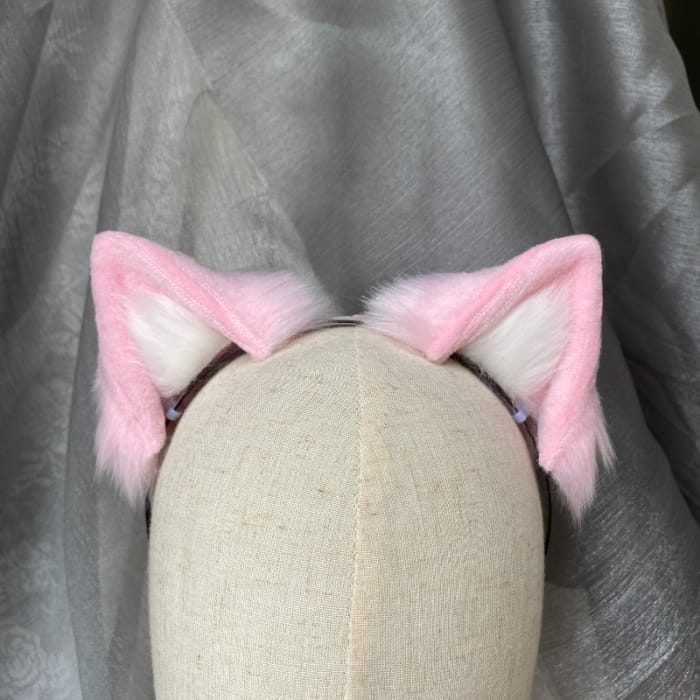 Kawaii Pastel Pink Kitty Girl Cat Ears ON788
