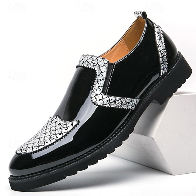 Breathable Men's PU Slip-Ons Leather Loafers