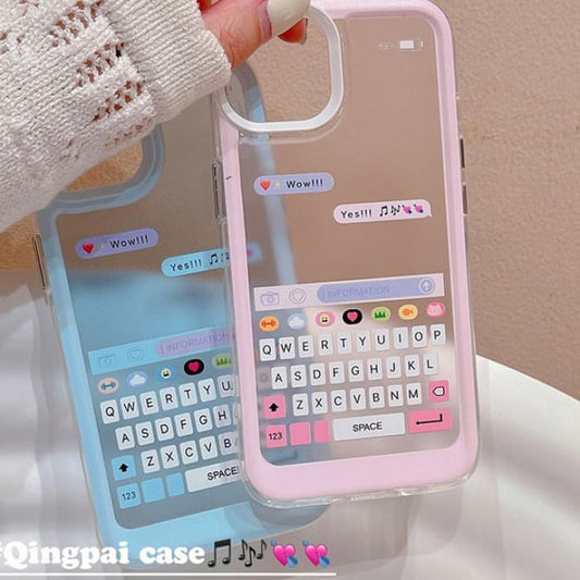 Keyboard Print Phone Case - iPhone 14 Pro Max / 13 / mini