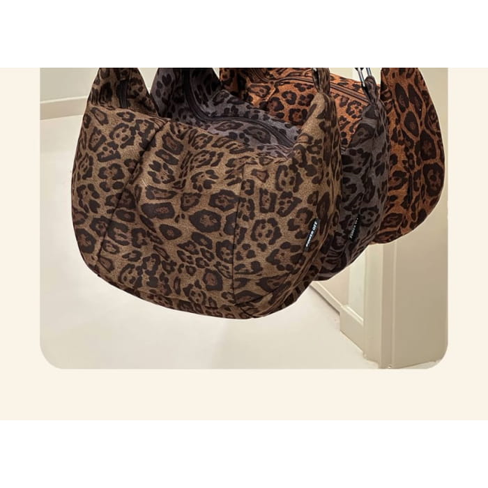 Leopard Print Crossbody Bag
