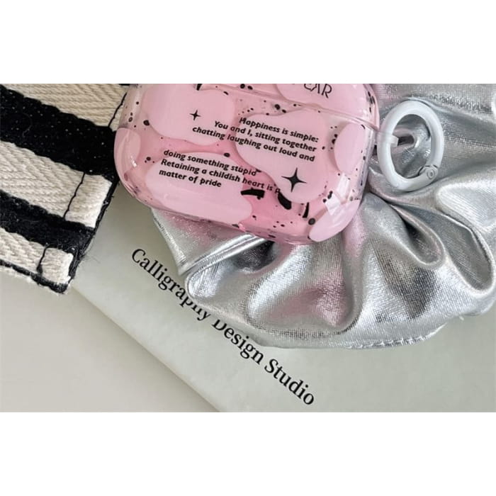 Lettering AirPods / Pro Earphone Case Skin