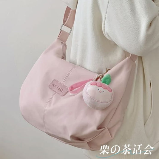 Lettering Messenger Bag / Charm / Set