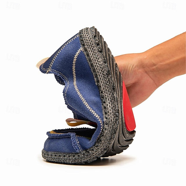 - Eco-Friendly Sustainable Slip-On Canvas Shoes Men's