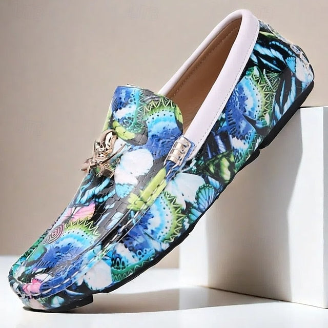 Fleece Slip-Ons Men's Boots lined Winter PU Loafers