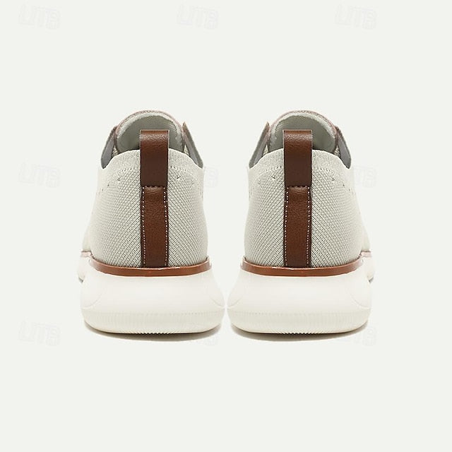 Lightweight Casual Breathable Men's Knit Sneakers -