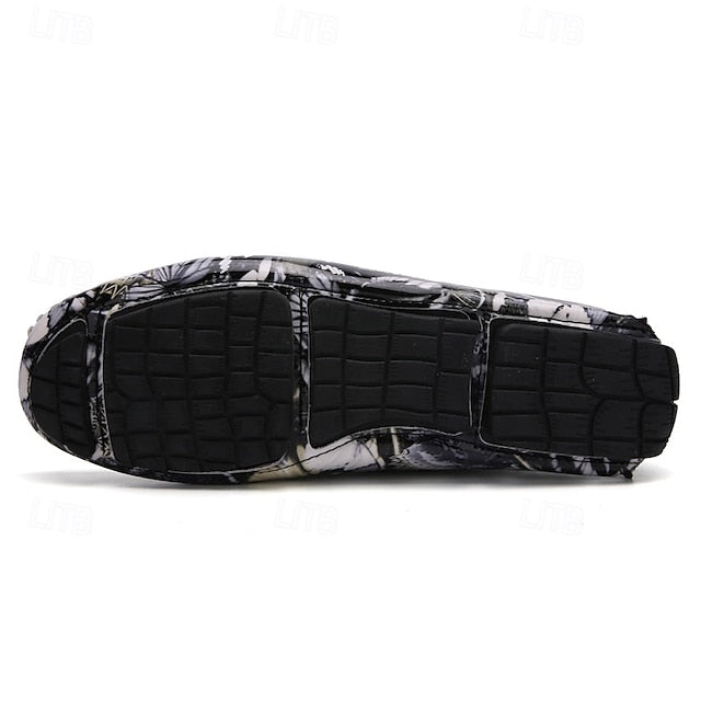 Fleece Slip-Ons Men's Boots lined Winter PU Loafers