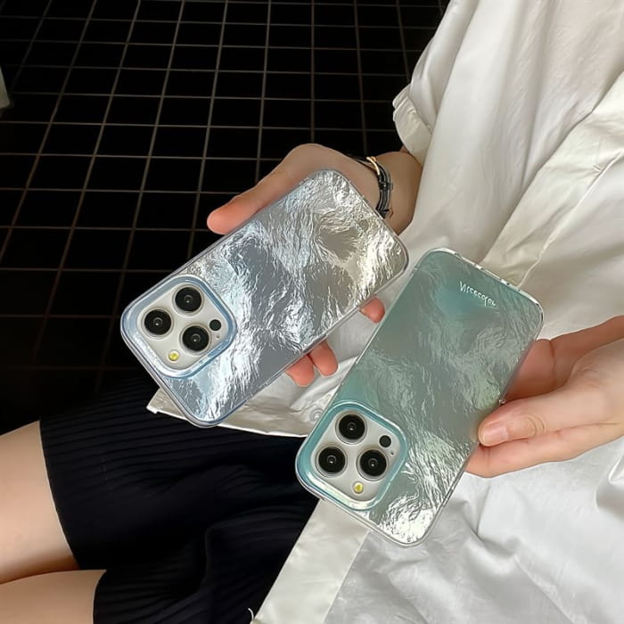 Metallic Phone Case - iPhone 15 Pro Max / Plus / 14 / 13