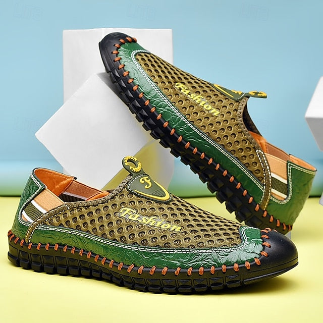 Loafers Men's Mesh Slip-Ons Comfort
