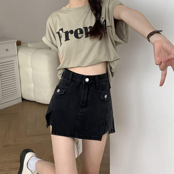 Mid Rise Mini - Black / S