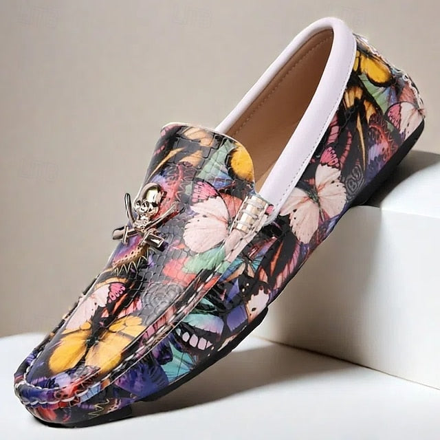 Fleece Slip-Ons Men's Boots lined Winter PU Loafers