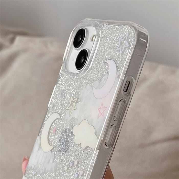 Moon Cloud Phone Case - iPhone 15 Pro Max / 14 / 13 / 12