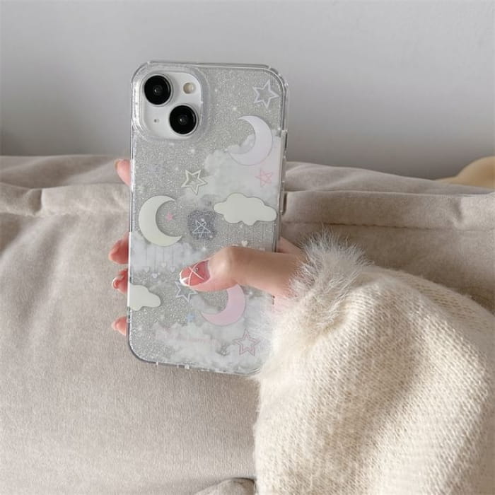 Moon Cloud Phone Case - iPhone 15 Pro Max / 14 / 13 / 12
