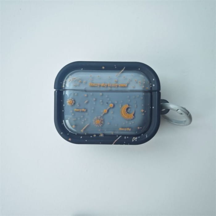 Moon & Star AirPods / Pro Earphone Case Skin - Blue / 1 / 2