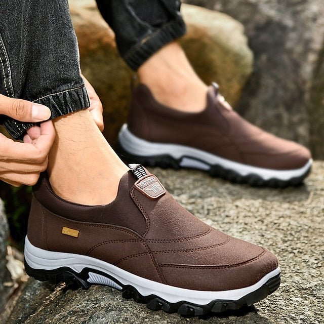 Breathable Men's PU Slip-Ons Leather Loafers