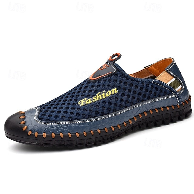 Loafers Men's Mesh Slip-Ons Comfort