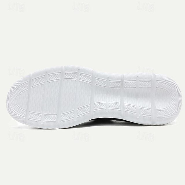 Walking Breathable Lightweight Casual - Knit Sneakers Men's