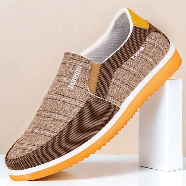 Style Sport Mesh Sneakers Comfortable – Slip-On Men's