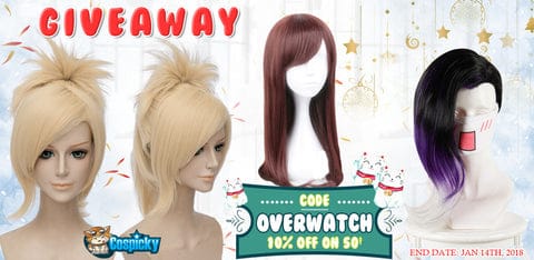Overwatch Cosplay Wig Giveaway