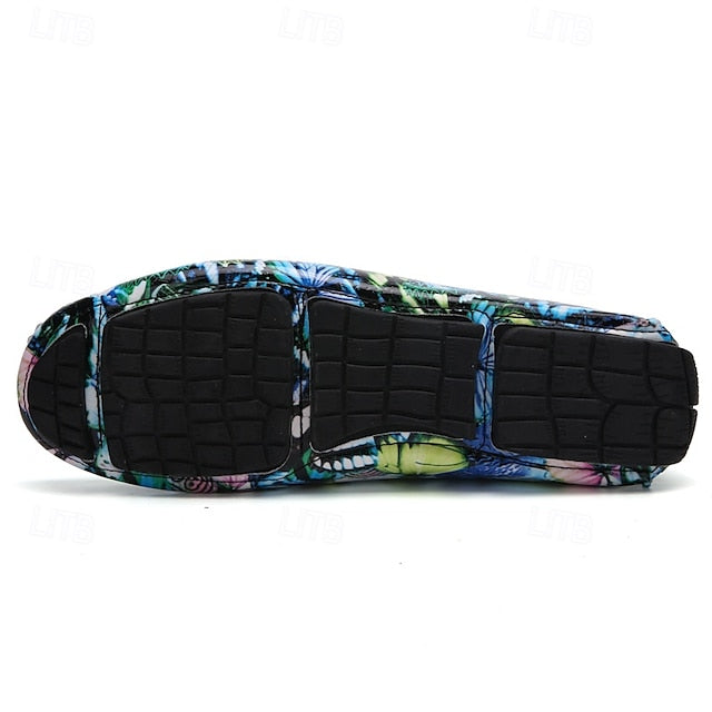 Fleece Slip-Ons Men's Boots lined Winter PU Loafers