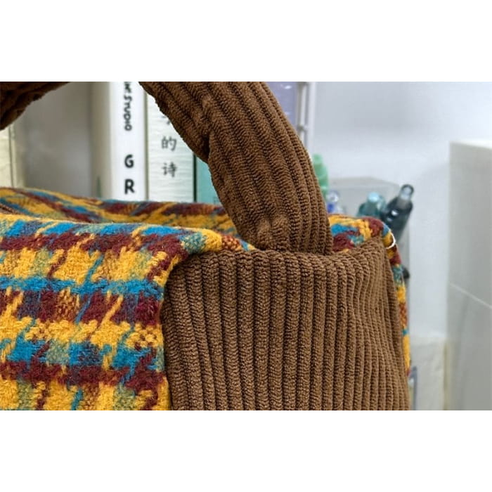 Patterned Handbag / Coin Purse / Bag Charm / Set