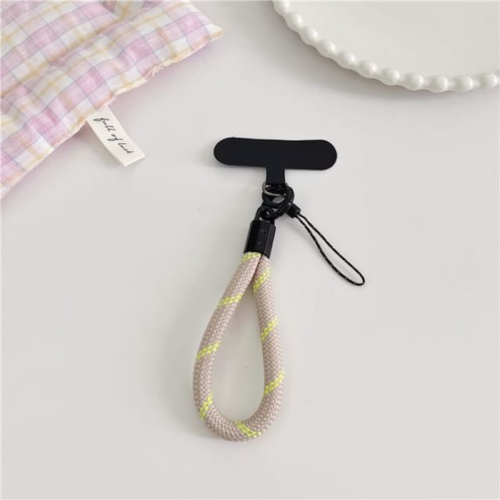Phone Strap with Lanyard Pad - 01 - With - Khaki Green