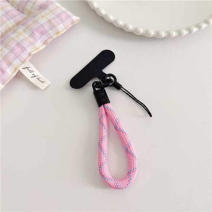 Phone Strap with Lanyard Pad - 11 - With - Pink / One Size