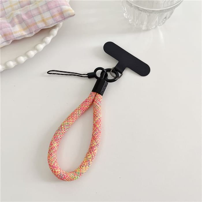 Phone Strap with Lanyard Pad - 17 - With - Orange / One Size