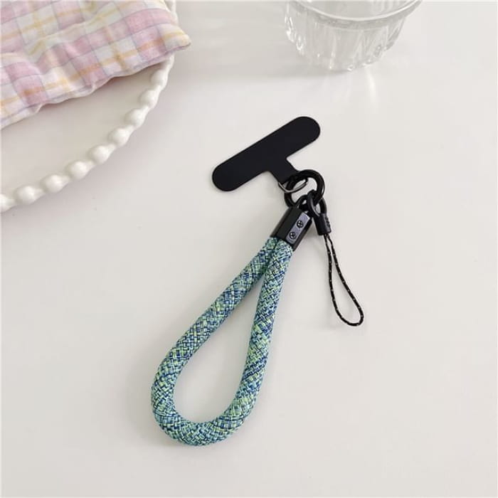 Phone Strap with Lanyard Pad - 19 - With - Light Blue