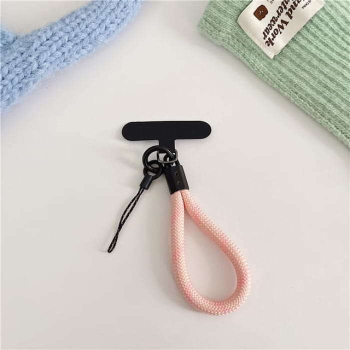 Phone Strap with Lanyard Pad - 29 - With - Pink / One Size