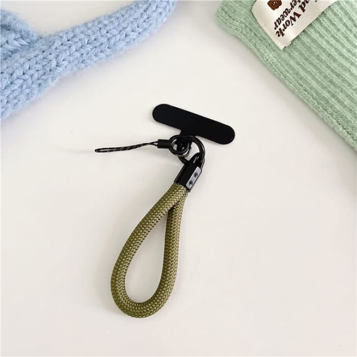 Phone Strap with Lanyard Pad - 30 - With - Army Green
