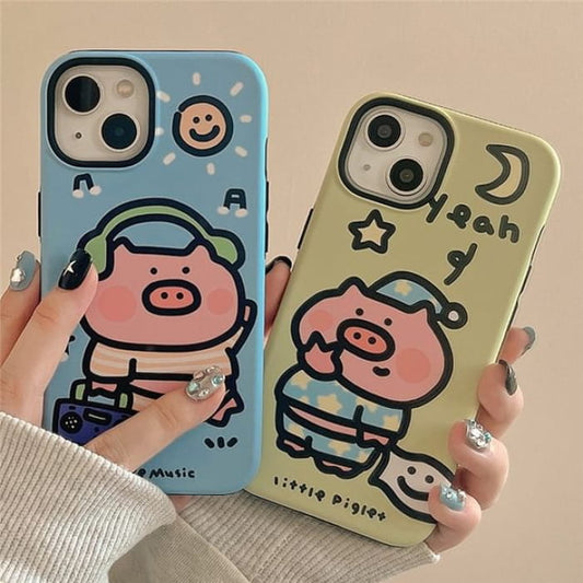 Pig Phone Case - iPhone 15 Pro Max / Plus / 14 / 13 / mini