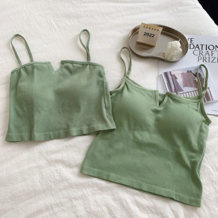 Plain Bra Top (Various Designs) - Short Edition - Green