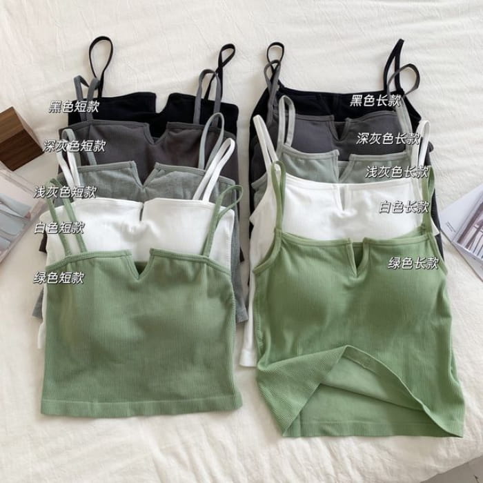 Plain Bra Top (Various Designs) - Short Edition - Light