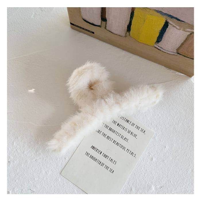 Plain Chenille Hair Claw