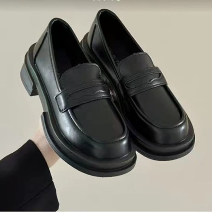 Plain Penny Loafers