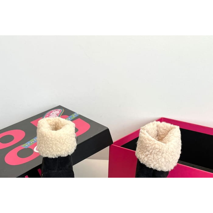 Platform Short Snow Boots