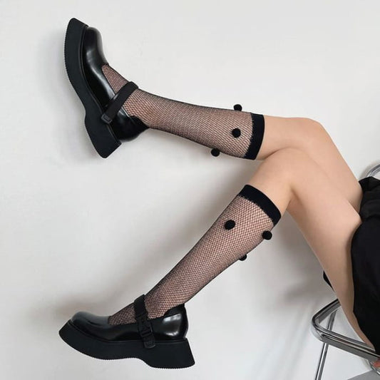 Pom Fishnet Stockings