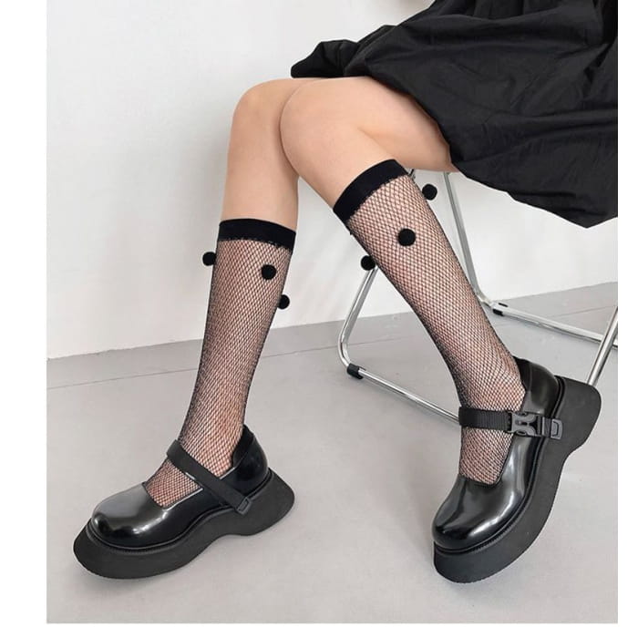 Pom Fishnet Stockings