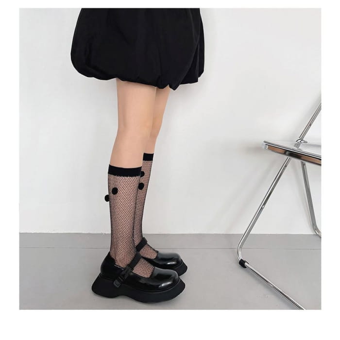 Pom Fishnet Stockings
