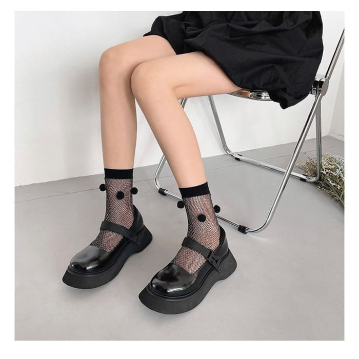 Pom Fishnet Stockings