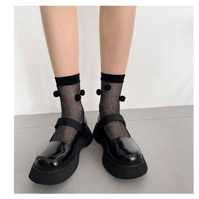 Pom Fishnet Stockings