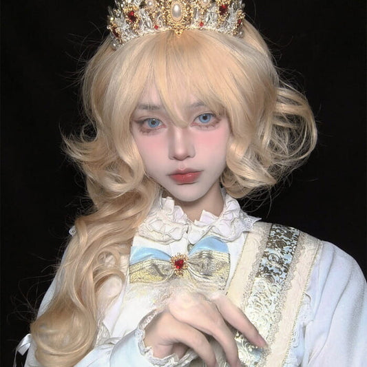 Princess Ame Blonde Curly Wig ON1512 - Golden
