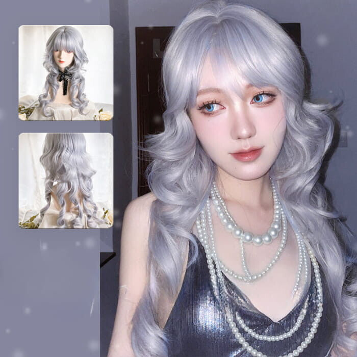 Princess Amu Silver Curly Wig ON1513 - silver