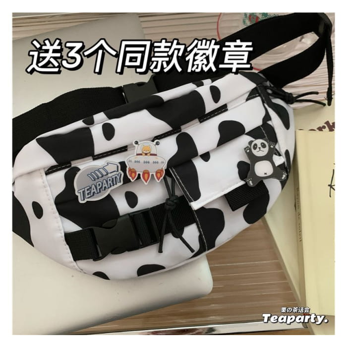 Printed Sling Bag / Charm / Set