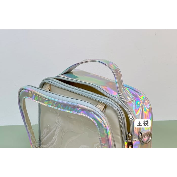 PVC Panel Crossbody Bag / Charm / Set