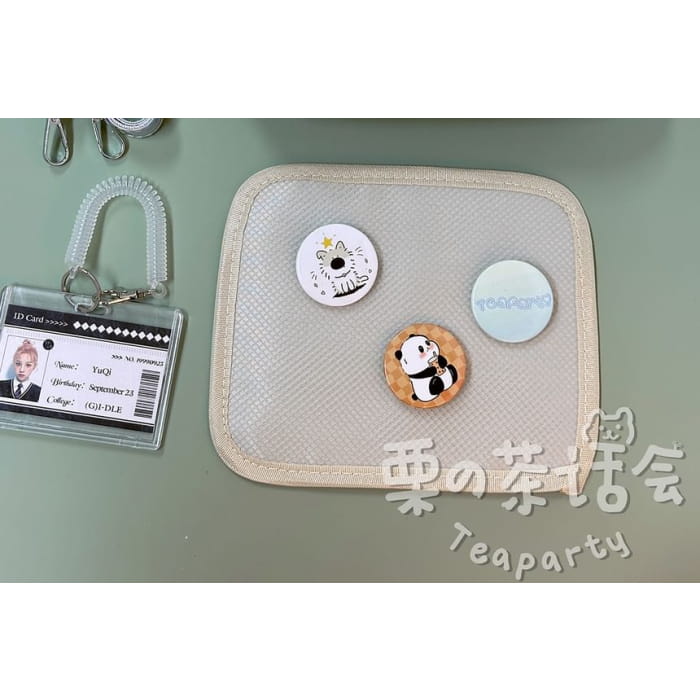 PVC Panel Crossbody Bag / Charm / Set