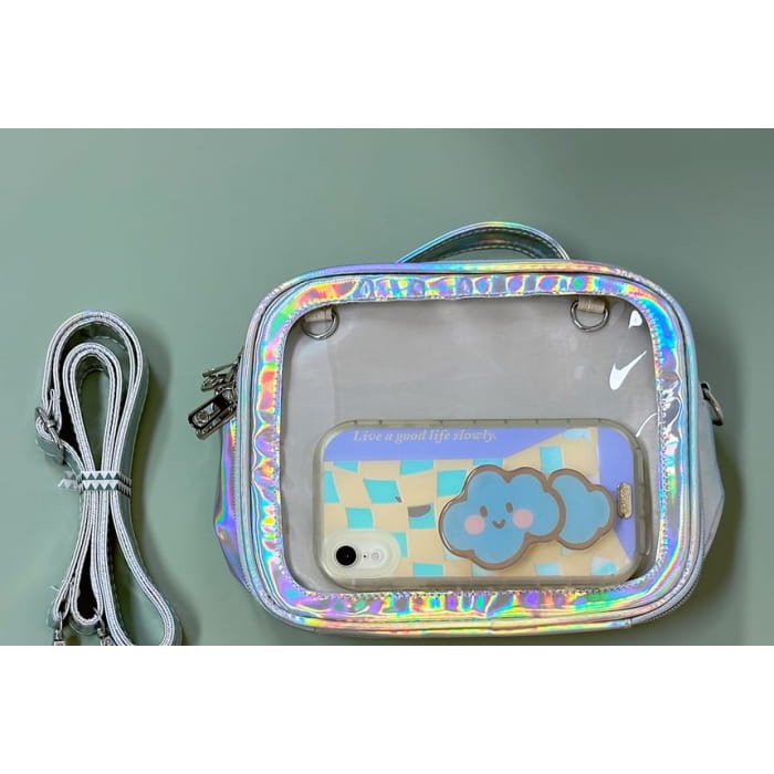 PVC Panel Crossbody Bag / Charm / Set