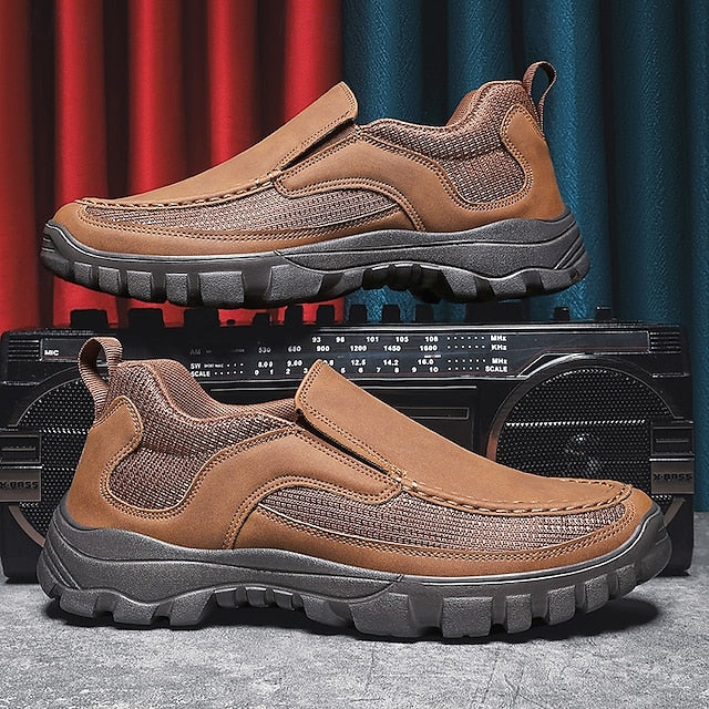 Maroon Slip-On Men's with Sandals Perforated Design Stylish