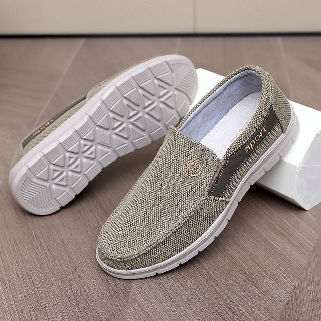 Fleece Slip-Ons Men's Boots lined Winter PU Loafers