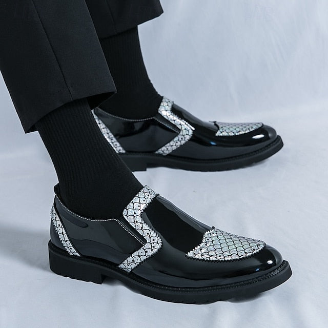 Breathable Men's PU Slip-Ons Leather Loafers